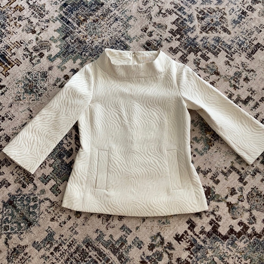 MICHAEL Michael Kors Metallic Tunic Blouse